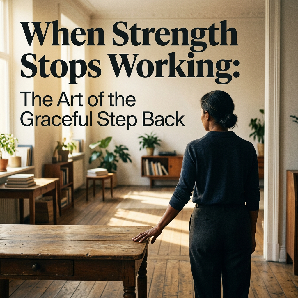 When Strength Stops Working: The Art of the Graceful Step Back