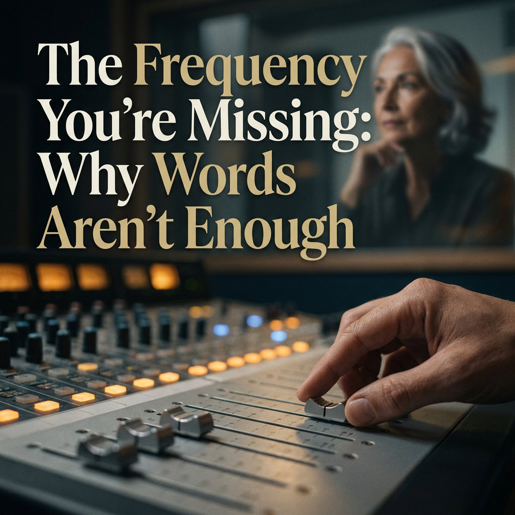 The Frequency You’re Missing: Why Words Aren't Enough